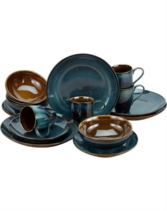 Столовый сервиз из керамогранита на 4 человека 16 предметов Mallorca Series Creatable