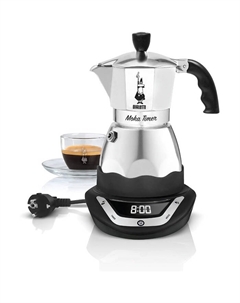 BIALETTI Кофеварка для эспрессо на 3 чашки 365 Вт TIMER Bialetti