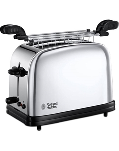 Russell Hobbs Тостер Russell Hobbs / 1200 Вт / на 2 ломтика / 6 ступеней / с насадкой для булочек Russell hobbs