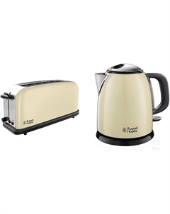 Russell Hobbs Тостер с широким слотом 1000 Вт и чайник 1 л, 2400 Вт Russell Hobbs Colours+ Russell hobbs