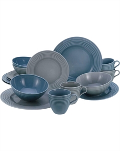 Столовый сервиз на 4 человека 16 предметов Stripes Colours Series 23873 Creatable