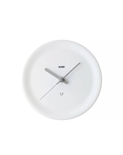 Настенные часы угловые Ø 21 см белые Ora In Alessi
