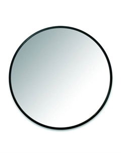 Настенное зеркало 61x7,6 см черное Hub Wandspiegel Umbra
