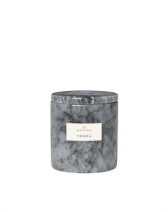 Свеча ароматическая 10x11 см Tonga Marble sharkskin Frable Blomus