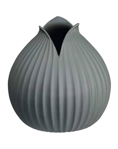 Ваза 18 см Yoko серая Asa selection