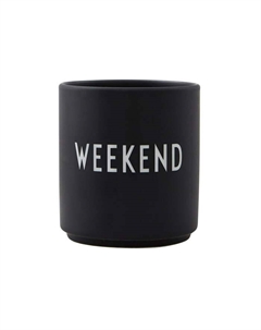 Кружка "Weekend" 0,25 л Black Favourite Design letters