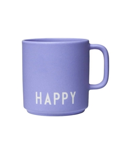 Кружка "Happy" 0,25 л Pale Iris Favourite Design letters