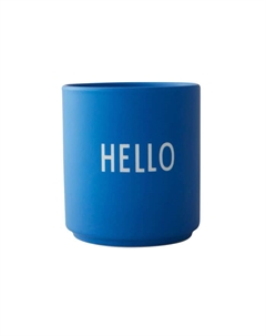 Кружка "Hello" 0,25 л Cobalt Blue Favourite Design letters