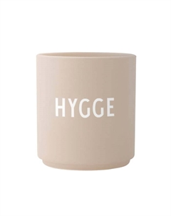 Кружка "Hygge" 0,25 л Beige Favourite Design letters