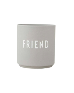 Кружка "Friend" 0,25 л Cool Gray Favourite Design letters