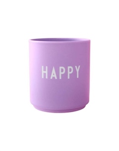 Кружка "Happy" 0,25 л Deep Pink Favourite Design letters