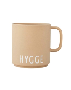 Кружка "Hygge" 0,25 л Beige Favourite Design letters