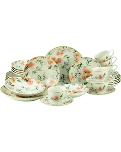 Столовый сервиз из керамогранита на 6 человек 30 предметов Gabriella Series 33002 Creatable