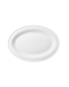 Блюдо сервировочное овальное 25x18 см белое Beat White Seltmann weiden