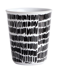 Чашка для эспрессо / мокко 0,1 л черные мини-штрихи Coppetta Asa selection