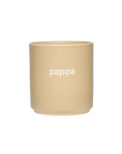 Кружка "Pappa" 0,25 л Beige Favourite Design letters