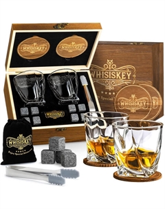 Набор стаканов для виски с аксессуарами 300 мл, 11 предметов Whisiskey