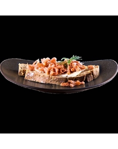 Тарелка для закусок / десерта коричневая 21 см Cuba Asa selection