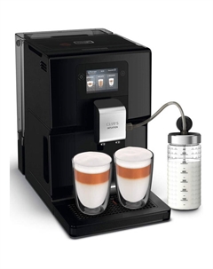 Krups Кофемашина на 2 чашки 1450 Вт, с кофемолкой, черная ‎EA8738 Krups