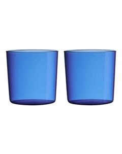 Набор из 2 стаканов 0,2 л Blue Design letters