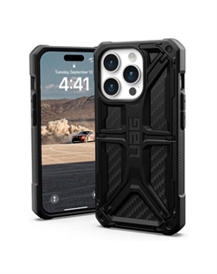 Чехол UAG Monarch для iPhone 15 Pro, Carbon Fiber Uag