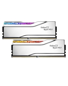 Оперативная память G.Skill Trident Z5 Royal Neo, 32 Гб (2х16Гб), DDR5, 6400 МГц, F5-6400J3039G16GX2-TR5NS, серебристый G.skill