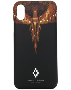 Marcelo Burlon County of Milan чехол для iPhone X, черный Marcelo burlon county of milan