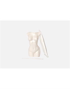 Свеча с подсвечником Перламутровая статуэтка 1 шт Plamelia