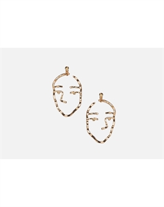 Серьги Earrings Changing faces 2 шт Nothing but love