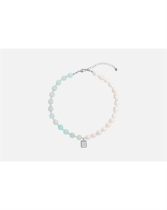 Ожерелье из речного жемчуга и натурального камня Azur Ball 1 шт Bluejay