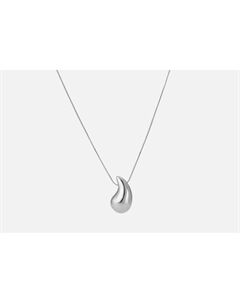 Цепь С подвеской Капля серебристая 1 шт Attribute shop