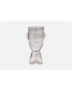 Стеклянная ваза Glass vase Face 1 шт Вещицы