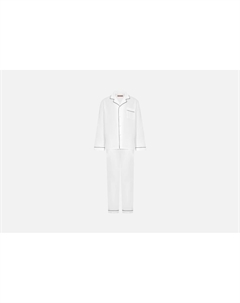 Пижама с брюками Белая с черным кантом L мл Annmel