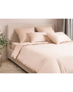 Комплект постельного белья Моноспейс сатин кремовый Ecotex