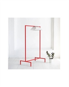 Вешалка напольная Metalframe в красном цвете Archpole