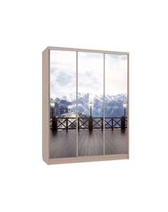 Шкаф-купе Бассо 7 Горы Мебельсон