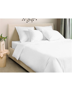 Комплект постельного белья Моноспейс сатин белый Ecotex