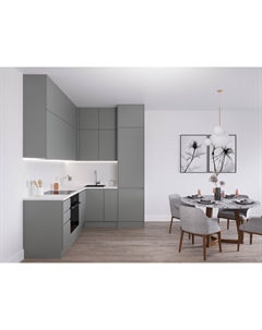 Кухня Комфорт Grey, угловая, 3450-3650 мм Rerooms