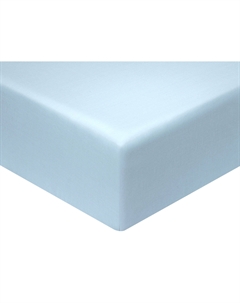 Простыня Моноспейс голубой на резинке Ecotex