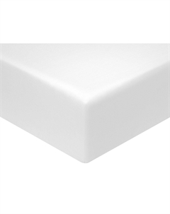 Простыня Моноспейс белый на резинке Ecotex