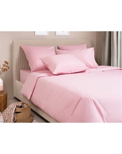 Комплект постельного белья Моноспейс сатин светло-розовый Ecotex
