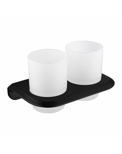 Стакан двойной для зубных щеток ABBER Nord AA1557B черный матовый Abber