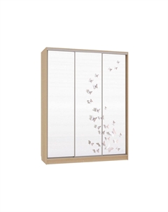 Шкаф-купе Бассо 7 Бабочки Мебельсон