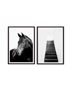 Набор постеров Черное и белое №1 Дом корлеоне