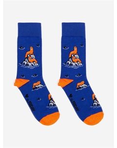 Носки с рисунками St.Friday Socks, Камчатские нерпы, Синий St. friday