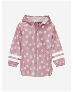 Непромокаемая детская куртка без подклада "Маргаритки", Розовый Playshoes