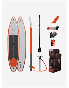 Сапборд надувной двухслойный Shark Touring Xplor 12.6x32x6, 381x81x15 см, Белый Shark sups