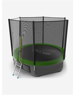 Батут каркасный External 10ft + нижняя защитная сеть, диаметр 305 см, Зеленый Evo jump
