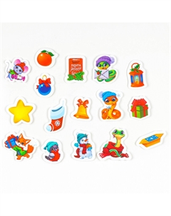 Игра на липучках на новый год Весёлые липучки