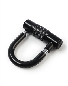 Замок навесной велосипедный 88×88 мм внешний, 51×47 мм внутр, кодовый замок Tundra